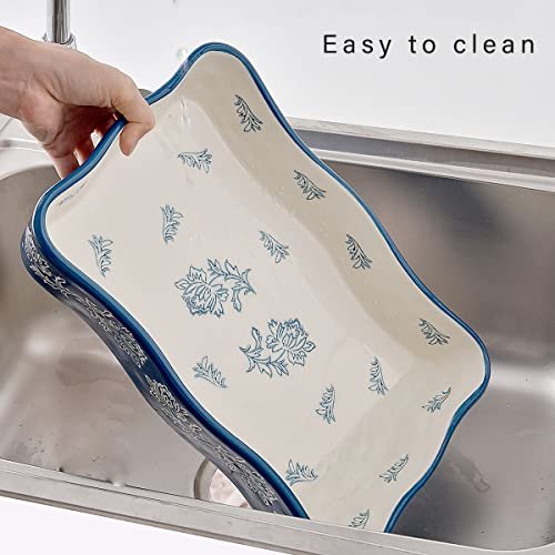 Wisenvoy Casserole Dishes for Oven - 2-Pcs Baking Dish Set