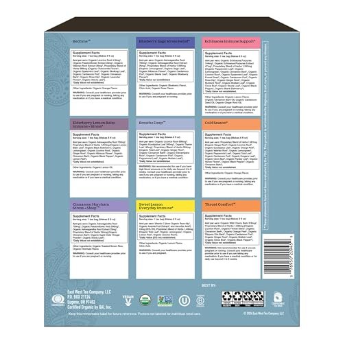 Yogi Get Well Gift Box, 45 Tea Bags (5 Bags per Flavor)