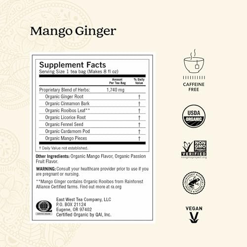 Yogi Ginger Organic Variety Sampler, 16 Tea Bags (3 Pack)